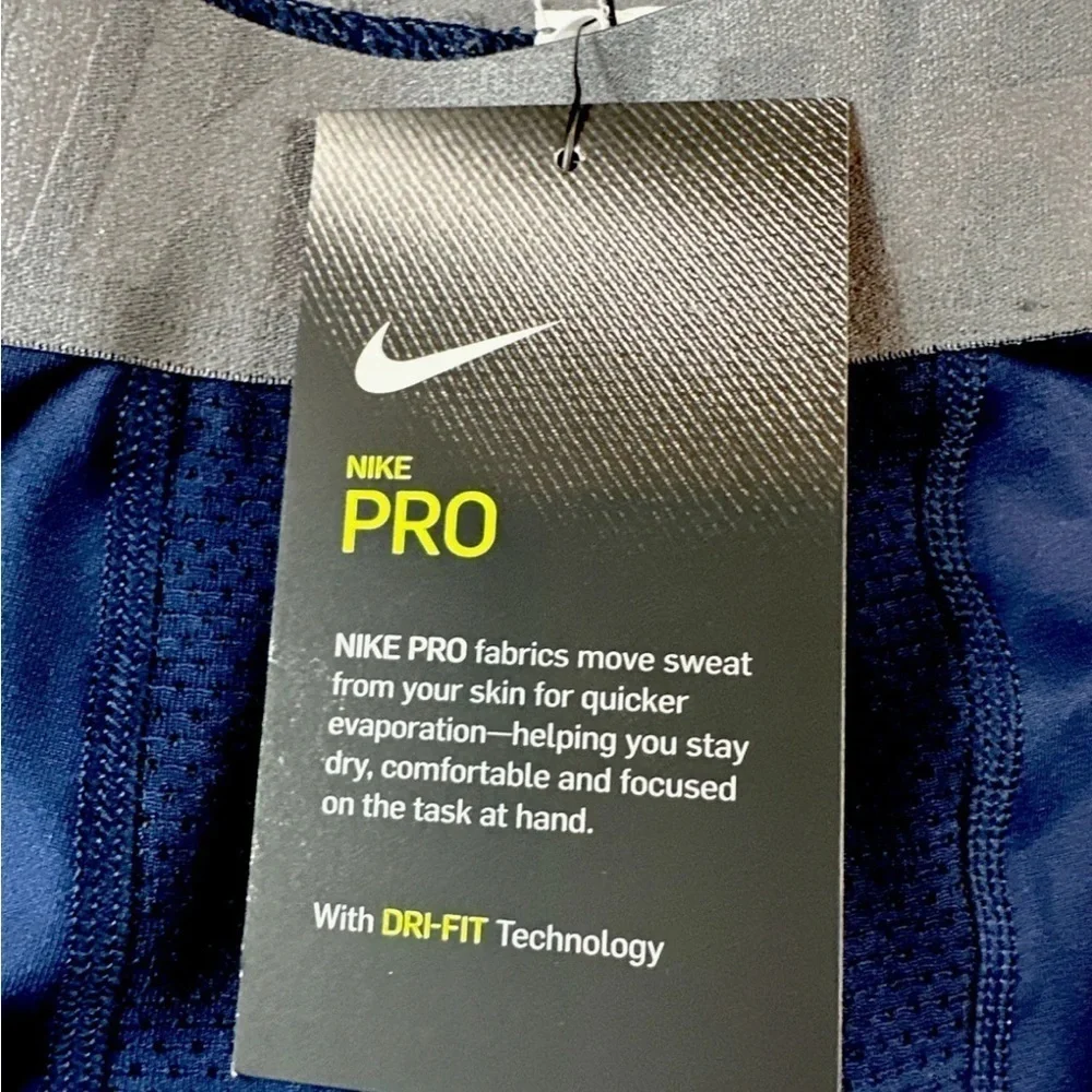 Nike Pro Authentic NBA Player Issue 3/4 Compression Tights AT9764-419 NWT